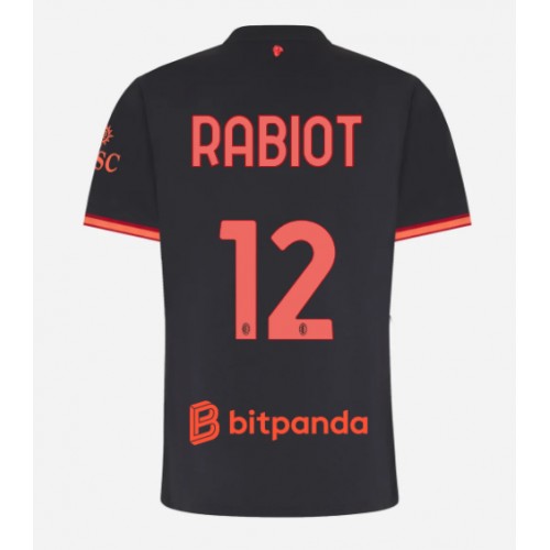 Zenski Nogometni Dres AC Milan Adrien Rabiot #12 Rezervni 2026-27 Kratak Rukav